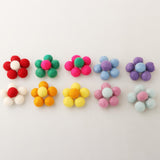 Maxbell 100Pcs Wool   Balls Hand ed Round Colourful for Craft Home Decor