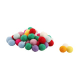 Maxbell 100Pcs Wool   Balls Hand ed Round Colourful for Craft Home Decor