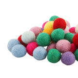 Maxbell 100Pcs Wool   Balls Hand ed Round Colourful for Craft Home Decor