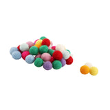 Maxbell 100Pcs Wool   Balls Hand ed Round Colourful for Craft Home Decor