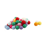 Maxbell 100Pcs Wool   Balls Hand ed Round Colourful for Craft Home Decor