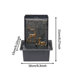 Maxbell Indoor Waterfall Novelty Tabletop Fountain for Entrance Centerpiece Bedroom