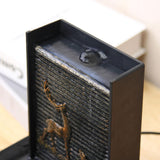 Maxbell Indoor Waterfall Novelty Tabletop Fountain for Entrance Centerpiece Bedroom