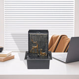 Maxbell Indoor Waterfall Novelty Tabletop Fountain for Entrance Centerpiece Bedroom
