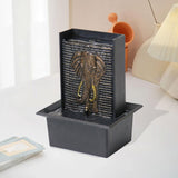 Maxbell Tabletop Water Fall Versatile Art Crafting Ornament for Office Garden Indoor