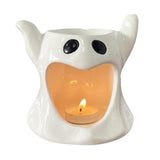 Maxbell Halloween Ghost Essential Oil Burner Tealight Candle Holder for Home