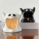 Maxbell Halloween Ghost Essential Oil Burner Tealight Candle Holder for Home