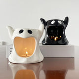 Maxbell Halloween Ghost Essential Oil Burner Tealight Candle Holder for Home