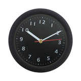Maxbell Wall Clock Round Simple Waterproof Home Decor 6'' for Office Bedroom Kitchen Black