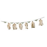 Maxbell Pre Installed Halloween Party Decoration Ghost and Bat Bunting Garland for Door