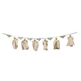 Maxbell Pre Installed Halloween Party Decoration Ghost and Bat Bunting Garland for Door