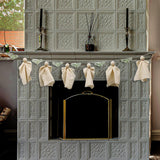 Maxbell Pre Installed Halloween Party Decoration Ghost and Bat Bunting Garland for Door