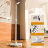 Maxbell Floor Hair Dryer Rack Rotating Microphone Holder for Daily Use Women Elderly