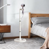 Maxbell Floor Hair Dryer Rack Rotating Microphone Holder for Daily Use Women Elderly