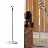Maxbell Floor Hair Dryer Rack Rotating Microphone Holder for Daily Use Women Elderly