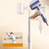 Maxbell Floor Hair Dryer Rack Rotating Microphone Holder for Daily Use Women Elderly