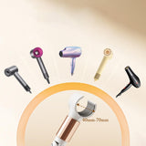 Maxbell Floor Hair Dryer Rack Rotating Microphone Holder for Daily Use Women Elderly