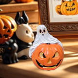 Maxbell Halloween Couple Ghost Figurine Resin Statue for Table Halloween Party Shelf Boy