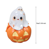 Maxbell Halloween Couple Ghost Figurine Resin Statue for Table Halloween Party Shelf Girl