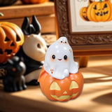 Maxbell Halloween Couple Ghost Figurine Resin Statue for Table Halloween Party Shelf Girl