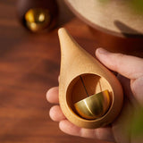 Maxbell Shopkeepers Bell for Door Opening Doorbell Ornament for Gardens Office Cafes light brown