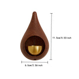 Maxbell Shopkeepers Bell for Door Opening Doorbell Ornament for Gardens Office Cafes dark brown