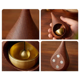 Maxbell Shopkeepers Bell for Door Opening Doorbell Ornament for Gardens Office Cafes dark brown