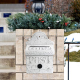 Maxbell Wall Mount Mailbox Postbox Post Letter Post Box for Office Outdoor Farmhouse