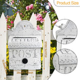 Maxbell Wall Mount Mailbox Postbox Post Letter Post Box for Office Outdoor Farmhouse