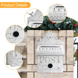 Maxbell Wall Mount Mailbox Postbox Post Letter Post Box for Office Outdoor Farmhouse