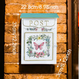 Maxbell Wall Mount Letter Mailbox Nostalgic Charm Mail Box for Porch Fence Farmhouse