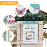 Maxbell Wall Mount Letter Mailbox Nostalgic Charm Mail Box for Porch Fence Farmhouse