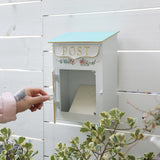 Maxbell Wall Mount Letter Mailbox Nostalgic Charm Mail Box for Porch Fence Farmhouse