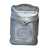 Maxbell Embossed Wall Mailbox Dropbox Garden Street Porch Farmhouse Hanging Post Box Blue