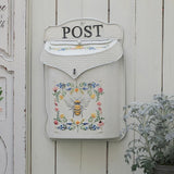 Maxbell Embossed Wall Mounted Mailbox Hanging Post Box Mail Drop Box for Garden Door