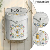 Maxbell Embossed Wall Mounted Mailbox Hanging Post Box Mail Drop Box for Garden Door