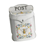 Maxbell Embossed Wall Mounted Mailbox Hanging Post Box Mail Drop Box for Garden Door