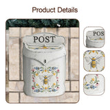 Maxbell Embossed Wall Mounted Mailbox Hanging Post Box Mail Drop Box for Garden Door