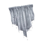 Maxbell Beaded Window Valance Home Decoration with Beads for Living Room Cafe Summer Gray
