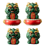 Maxbell Chinese Kirin Statue Ornament Miniature Figurine for Tabletop Desktop Office Wealth