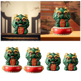 Maxbell Chinese Kirin Statue Ornament Miniature Figurine for Tabletop Desktop Office Wealth