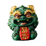 Maxbell Chinese Kirin Statue Ornament Miniature Figurine for Tabletop Desktop Office Wealth