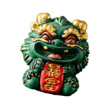 Maxbell Chinese Kirin Statue Ornament Miniature Figurine for Tabletop Desktop Office Wealth