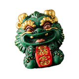 Maxbell Chinese Kirin Statue Ornament Miniature Figurine for Tabletop Desktop Office Wealth
