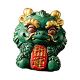 Maxbell Chinese Kirin Statue Ornament Miniature Figurine for Tabletop Desktop Office Luck