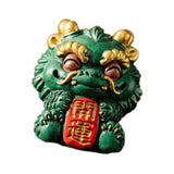 Maxbell Chinese Kirin Statue Ornament Miniature Figurine for Tabletop Desktop Office Luck