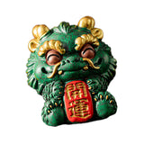 Maxbell Chinese Kirin Statue Ornament Miniature Figurine for Tabletop Desktop Office Luck