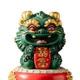 Maxbell Chinese Kirin Statue Ornament Miniature Figurine for Tabletop Desktop Office Wealth with Base