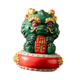 Maxbell Chinese Kirin Statue Ornament Miniature Figurine for Tabletop Desktop Office Luck with Base