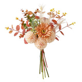 Maxbell Artificial Flowers Bouquet Photo Props Faux Plant for Kitchen Outside Summer Orange